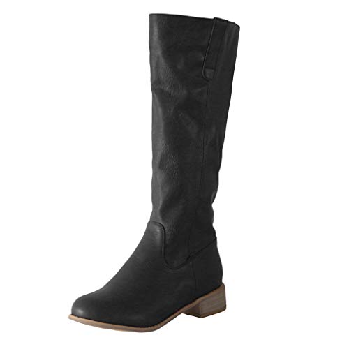 YIzdegg Damen Stiefel Leder - Retro Langschaft Stiefel Winterstiefel Mit Absatz Damen High Boots Rundzehe Elegant Reitstiefel Beiläufig Overknee High Tube Winter Warme Ubergangsstiefel YIzdegg Damen Stiefel Leder - Retro Langschaft Stiefel Winterstiefel Mit Absatz Damen High Boots Rundzehe Elegant Reitstiefel Beiläufig Overknee High Tube Winter Warme Ubergangsstiefel von YIzdegg