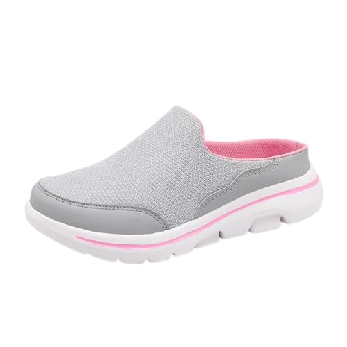 YIzdegg Herren Wanderschuhe Single Mesh Generation Mitte EIN Steigbügel Faule Schuhe Grenze Große Größe Männlich Herren Schuhe 44 Wasserdicht (Pink, 41) von YIzdegg