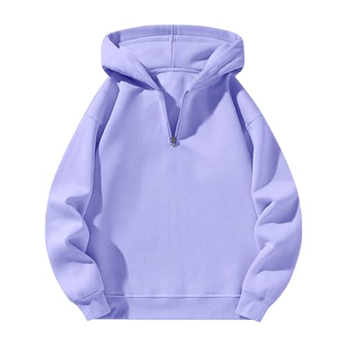 YIzdegg Hoodie Damen Oversize Pullover Kapuze Einfarbig Kapuzenpulli Casual Sweatshirt mit Taschen Frauen Kapuzenpullover Hoody Oberteile Klassisch Langarmshirt Outdoor Top Streetwear Langarm Pulli von YIzdegg