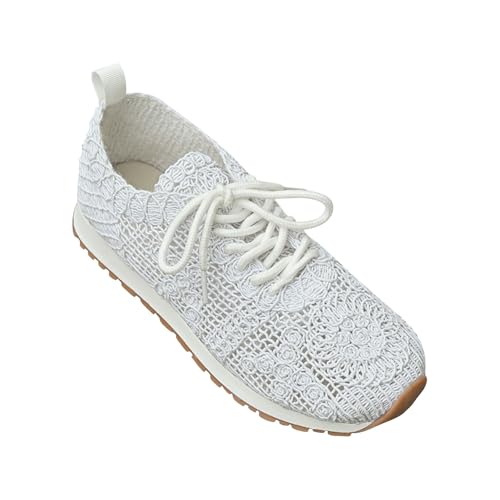 YIzdegg Sneaker Damen Atmungsaktiv - Einfarbig Mesh Laufschuhe Breite Füße Sneakers Bequem Walkingschuhe Flach Schuhe Seicht Mund Sportschuhe Runde Toe Freizeitschuhe rutschfeste Joggingschuhe YIzdegg Sneaker Damen Atmungsaktiv - Einfarbig Mesh Laufschuhe Breite Füße Sneakers Bequem Walkingschuhe Flach Schuhe Seicht Mund Sportschuhe Runde Toe Freizeitschuhe rutschfeste Joggingschuhe von YIzdegg
