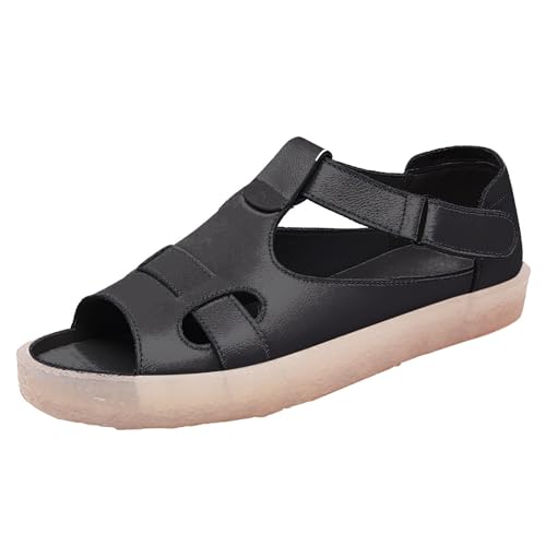 YIzdegg Trekkingsandalen Damen Schwarz, Sandalen Breite FüßE Rutschfest Flip Flops Damen Elegant Sommer Sandalen Damen Damenschuhe Elegant Und Bequem Sandalen & Slides FüR Damen Sandalen MäDchen von YIzdegg