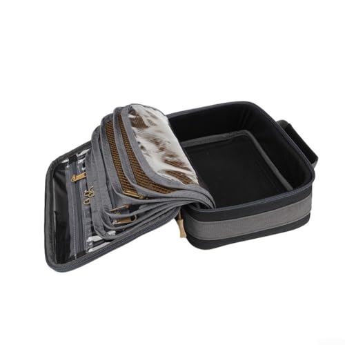 YJDOORPLAY Angelköder-Organizer-Tasche aus Oxford-Stoff mit starker Konstruktion für Outdoor-Aktivitäten, Schwarz von YJDOORPLAY