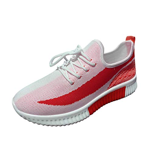 YJING FüR Damen Platform Schuhe Damen Ballerina Hochzeit Schuhe Damen Schwarz Weisse Schuhe Damen Weiss Damen Schuhe Sneakers Schuhe Damen Schwarz GrüNe Schuhe 426 Rot 41 von YJING