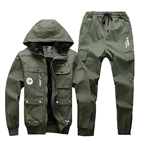 YJKJ Herren Arbeitsjacke, Arbeitsjacke, Verdicken Tragbar Winddicht, Geeignet Zum Warmhalten Bei Outdoor-Arbeiten Im Winter,3XL YJKJ Herren Arbeitsjacke, Arbeitsjacke, Verdicken Tragbar Winddicht, Geeignet Zum Warmhalten Bei Outdoor-Arbeiten Im Winter,3XL von YJKJ