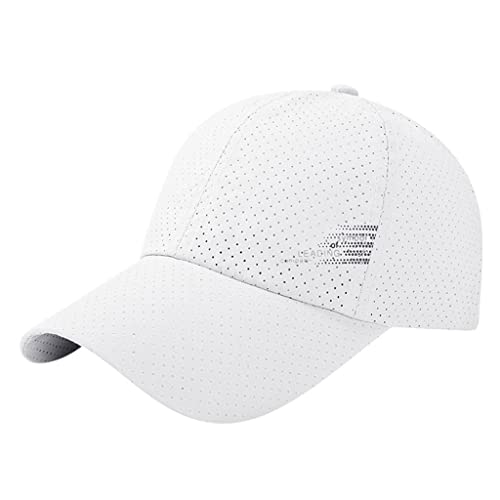 YJLX Sommermütze, Basecap Damen Verstellbar-Kappe Herren Schwarz Waschbar Klassische Baseball Cap Unisex Sonnenschutz Baseballkappe Baumwolle Cap Atmungsaktiv FüR Sport Wandern Ausflug von YJLX