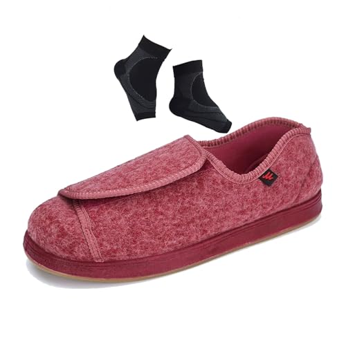 Breite Diabetikerschuhe Für Senioren, Bequeme Weitende Und Verstellbare Diabetikerschuhe Für Männer Mit Geschwollenen Füßen, Leichte Orthopädische Sneaker Gegen Plantarfasziitis Derung(Pink,45 EU) Breite Diabetikerschuhe Für Senioren, Bequeme Weitende Und Verstellbare Diabetikerschuhe Für Männer Mit Geschwollenen Füßen, Leichte Orthopädische Sneaker Gegen Plantarfasziitis Derung(Pink,45 EU) von YJMZDZQ
