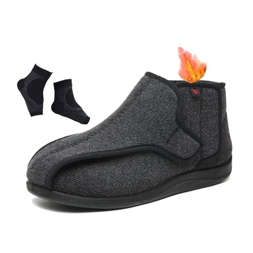 Orthopädische Diabetikerschuhe, Vergrößernde Und Weitende Warme Thermoverstellbare Diabetikerschuhe Für Herren, Orthopädische Schuhe Für Männer Bei Plantarfasziitis, Gegen Geschwollene(Gris,42 EU) Orthopädische Diabetikerschuhe, Vergrößernde Und Weitende Warme Thermoverstellbare Diabetikerschuhe Für Herren, Orthopädische Schuhe Für Männer Bei Plantarfasziitis, Gegen Geschwollene(Gris,42 EU) von YJMZDZQ