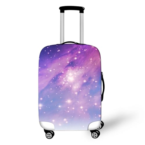 Galaxie Thema Gepäckabdeckung 3D Outer Space Sternennacht Kosmische Planeten Drucke Waschechter Kind Erwachsene Schutzkoffer Cover Reise-Elastischer Spandex Koffer Protector (Farbe 9,M(22-25inch)) von YJSZY