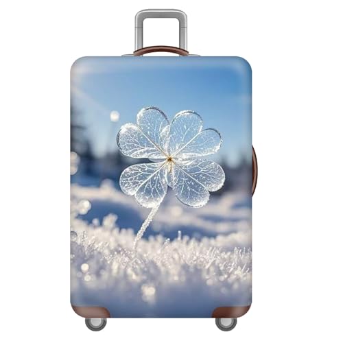 ReisegepäCk-Abdeckung,Sternenhimmel Blumen Katzen Tiere Kofferabdeckung,Waschbar,Elastisch,Luggage Cover for 18-32 Inch GepäCkschutzhüLle,Kinder,Jugendliche,Erwachsene (Blumen,XL(29-32inch)) von YJSZY