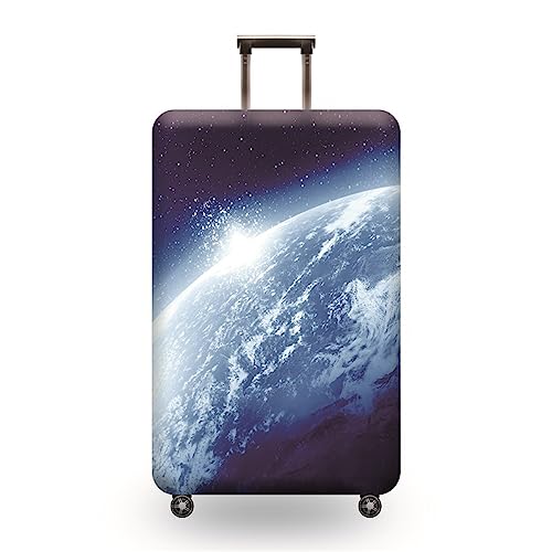 YJSZY Kofferschutzhülle,Sternenhimmel Universum Cooles Kofferhülle Elastisch Für 18-32 Zoll,Gepäck Cover,Reisekoffer Hülle,Kofferschutz,Luggage Cover,Mann Frau Gepäckabdeckung (Colour 6,M(22-24inch)) von YJSZY