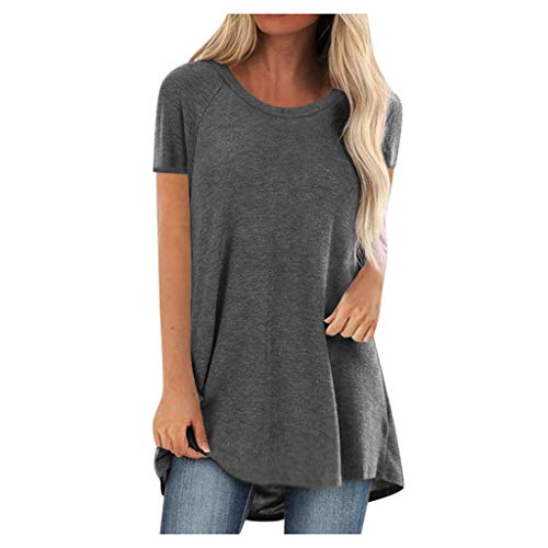 YJUU Blusen Herren Sommer Griechische Tunika Bluse FledermausäRmel Schwarze Oberteile Sommer Blaue Hemdbluse Gym Tops Women Blusen Lang Tunika Mit Spitze Weiß Blaue Bluse Boho Oberteile Hemdbluse von YJUU