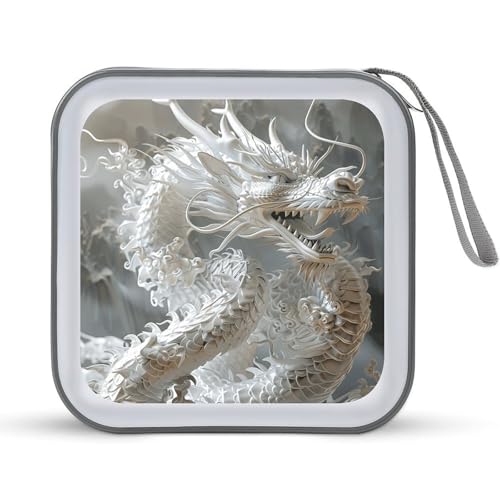 YJWANDL CD Aufbewahrungsbox Weiß Drachen Stil Druck Reise CD Box Tragbare CD Box DVD Aufbewahrungsbox Kleine Tragbare CD Box Kratzfeste CD Box, Stil:, Einheitsgröße, Minimalistisch YJWANDL CD Aufbewahrungsbox Weiß Drachen Stil Druck Reise CD Box Tragbare CD Box DVD Aufbewahrungsbox Kleine Tragbare CD Box Kratzfeste CD Box, Stil:, Einheitsgröße, Minimalistisch von YJWANDL