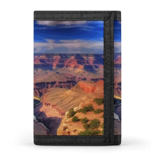 YJWANDO Trifold Wallet, Beauty Grand Canyon Print Wallet with Multiple Slots Elegant Wallet Convenient Wallet Durable Wallet Modern Wallet Style One Size Minimalist, Stil:, Einheitsgröße, von YJWANDO