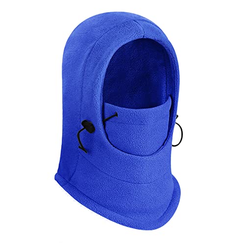 YJZQ Outdoor Sturmhaube Winter Kopfbedeckung Kopftuch Verstellbar Winddicht doppelte Balaclava Funktions Kappe für Motorrad Snowboard von YJZQ