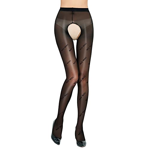 YJZQ Sexy Männer Unterwäsche Herren Transparent Strumpfhose Offener Schritt Unterwäsche Leggings Stockings Pantyhose Tight Männer Gay von YJZQ