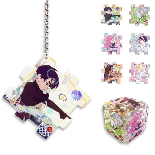 YJacuing Anime Alien Stage Duet Series Mystery Blind Bag Acryl Schlüsselanhänger Offiziell lizenziertes Puzzleteil Paar Geschenk, Mehrfarbig, Medium von YJacuing
