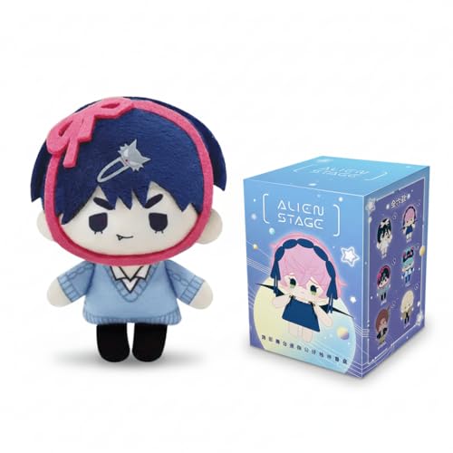 Alien Stage Mini Series Blind Box Plüsch Schlüsselanhänger Anime Ivan Till Luka Hyuna Mizi Sua Chibi Mystery Plushie Bag Charm, Mehrfarbig, Medium von YJacuing