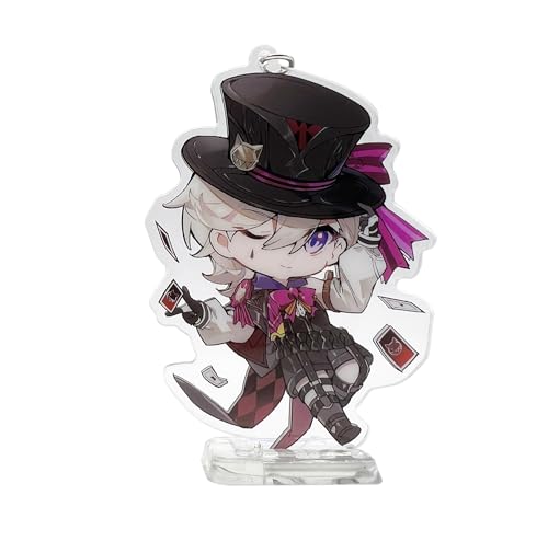 YJacuing Genshin Impact Niedliche Acryl-Schlüsselanhänger-Figur, Lyney, Medium von YJacuing