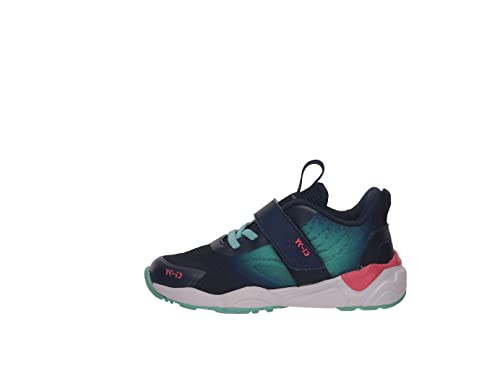 Lurchi Jungen Mädchen LEIF YK-ID Sneaker, Navy Fuchsia Turquise, 30 EU von YK-ID