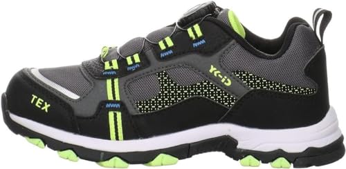 Lurchi LARDO-TEX YK-ID Sneaker, Charcoal Lime, 39 EU von YK-ID