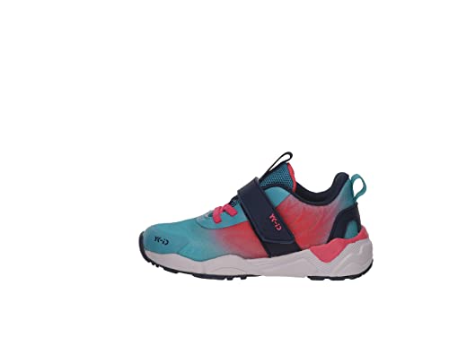 Lurchi LEIF YK-ID Sneaker, Turquise Navy Fuchsia, 34 EU von YK-ID