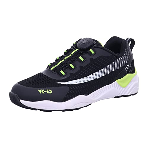 Lurchi LEURON-TEX YK-ID Sneaker, Black Lime, 30 EU von YK-ID