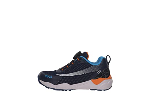 Lurchi LEURON-TEX YK-ID Sneaker, DK Blue ORANGE, 29 EU von YK-ID