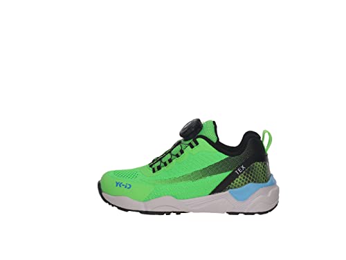 Lurchi LEURON-TEX YK-ID Sneaker, Green Blue, 36 EU von YK-ID