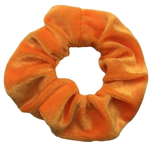12 Stück Haargummis Scrunchies aus Samt für Damen, Haar Scrunchies großes Samt-Haargummi Pferdeschwanz-Halter Haarband Weiche elastische Haarbänder Haarschmuck für Mädchen Damen,Gold Gelb von YKAFADE