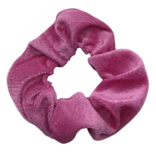 6 Stück Haargummis Scrunchies Samt für Damen,Größe Haar Scrunchies Samt Weiche Elastische Haarbänder Pferdeschwanzhalter Haarschmuck für Frauen Dickes Lockiges, Dünnes Feines Haar -Pink von YKAFADE