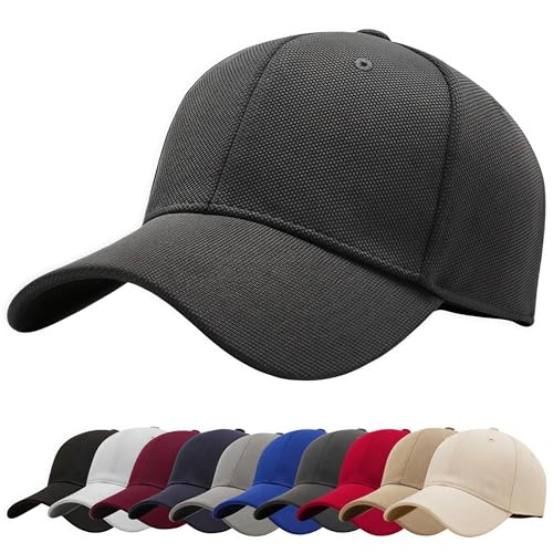 YKDLLF Baseballkappe für Herren und Damen Baseballkappe Sport lässig einfarbig, Sonnenhut Hüte Messing Basecap Unisex Freizeit Baseball Cap Herren und Damen Einstellbare Kappe mit Schirm von YKDLLF