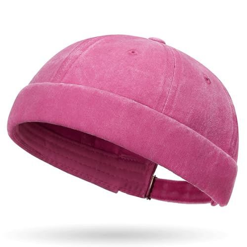 YKDLLF Cotton Docker Cap Seemannsmütze Hafenmütze Sommer Docker Cap Quick Drying Cap Ohne Schirm Schnelltrocknend Seemannsmütze Fisherman Beanie von YKDLLF
