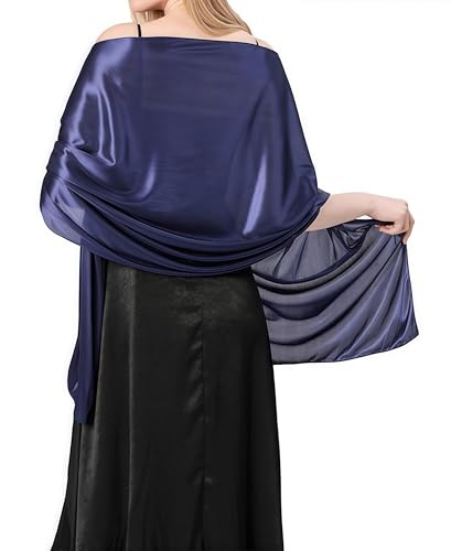 YKDLLF Damen Halstuch Polyester Sommer Schal Festliche actory Heidi Polyester Schal Damen Seidenweich und Federleicht Eleganter Halstuch Premium von YKDLLF