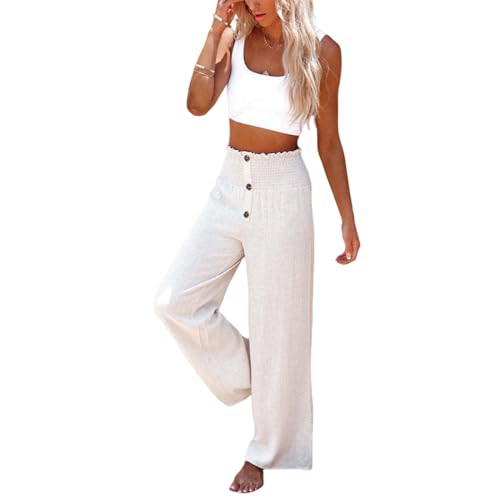 YKDLLF Jogginghose Damen Sporthose Lang Traininghose Lockere Sweatpants mit elastischem Bund und geradem Weite Hosen Damen Lässig Locker Stoffhose Leichte Palazzo Hose Hohe YKDLLF Jogginghose Damen Sporthose Lang Traininghose Lockere Sweatpants mit elastischem Bund und geradem Weite Hosen Damen Lässig Locker Stoffhose Leichte Palazzo Hose Hohe von YKDLLF