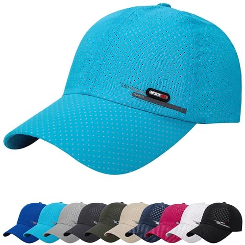YKDLLF Sports Mesh Baseball Hüte Sommer Atmungsaktive Mesh Sun Cap Unisex Laufvisier mit Verstellbarem Schnallenverschluss Unisex einstellbare Retro Baseball Hut Freizeit Schreiben YKDLLF Sports Mesh Baseball Hüte Sommer Atmungsaktive Mesh Sun Cap Unisex Laufvisier mit Verstellbarem Schnallenverschluss Unisex einstellbare Retro Baseball Hut Freizeit Schreiben von YKDLLF