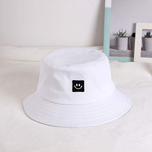 YKKJ Fischerhüte Bucket Hat Baumwolle，Unisex Faltbar Anglerhut ，Cap Breiter Krempe Sonnenhut zum Jagen Wandern Camping Reisen Angeln .（weiß ） Fischerhut von YKKJ