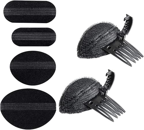 YKKJ Haar Volumen Bump Up Einsatz Clip,Haar Bump Up Kamm Clip 6 Stück Schwamm Haar Clips Styling Insert Flecht Werkzeug für Frauen Mädchen DIY Frisur von YKKJ