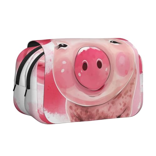 YKLJG Federmäppchen mit rotem Rosen-Druck, Flip-Top, Stift-Organizer mit 2 Reißverschlussfächern, große Kapazität, Make-up-Taschen für Schule, Reisen und Büro, Rosa Tiere, Cartoon, Einheitsgröße YKLJG Federmäppchen mit rotem Rosen-Druck, Flip-Top, Stift-Organizer mit 2 Reißverschlussfächern, große Kapazität, Make-up-Taschen für Schule, Reisen und Büro, Rosa Tiere, Cartoon, Einheitsgröße von YKLJG