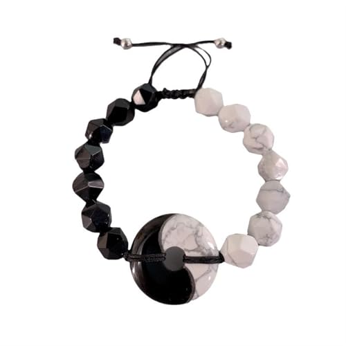 YKMYXZ, Taiji Bagua Two-Yi Armband Herren-Armband aus Naturstein von YKMYXZ