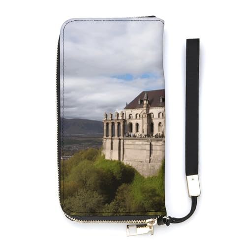 YKUDBN Geldbörse aus PU-Leder, historische Monumente von Armenien, großes Fassungsvermögen, lange Geldbörse für Damen, Handheld-Clutch, moderne Damengeldbörse, Stil, 20 x 10,5 cm, modern, Stil:, von YKUDBN