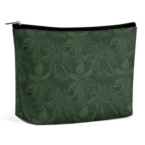 YKUDBN Make-up-Tasche, Hunter Green Floral Petals Pattern Print Portable Cosmetic Bag Travel Makeup Bag Cosmetic Organizer Zippered Cosmetic Bag Makeup Pouch, style-22, One Size, Stil 22, YKUDBN Make-up-Tasche, Hunter Green Floral Petals Pattern Print Portable Cosmetic Bag Travel Makeup Bag Cosmetic Organizer Zippered Cosmetic Bag Makeup Pouch, style-22, One Size, Stil 22, von YKUDBN