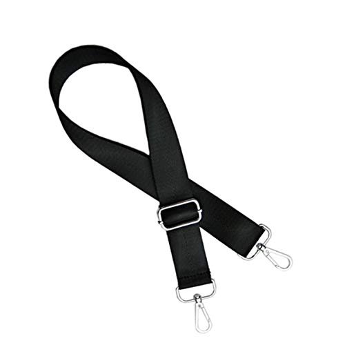 YueLian 120cm Taschengurt Herren Verstellbar Trageriemen Schulterriemen Schultergurt f¨¹r Taschen Umh?ngegurt - Schwarz(Silber) von YL
