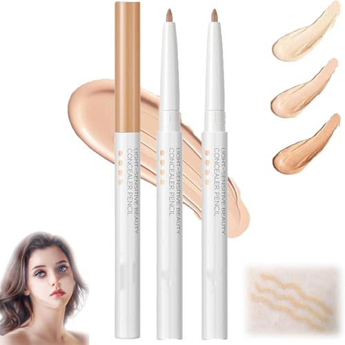 Multifunctional Concealer Stick, Waterproof Full Coverage Beauty Concealer Pencil, Change The Lip Line, Refine The Brow Shape, Contour and Concealer Pen (3 Pcs) von YLBHYIRSJF