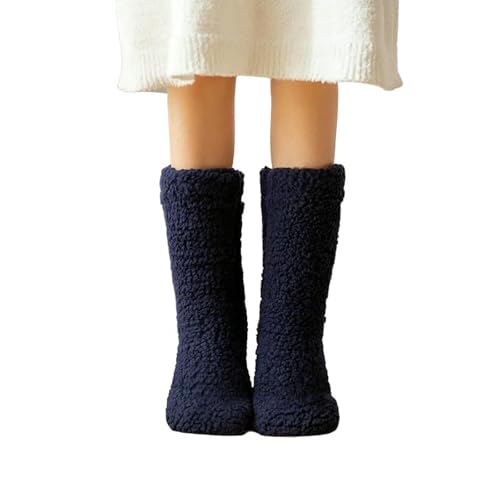 YLCYDLYU Socken Damen Damen Winter Warme Hausschuhe Weiche Dicke Samt Boden Hausschuhe Socken-6-35-42 von YLCYDLYU
