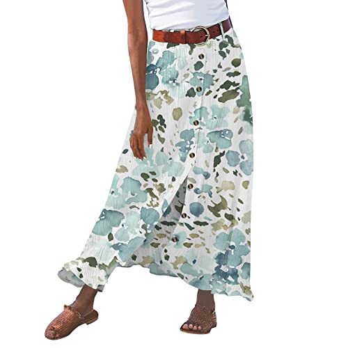 Sommerrock Damen Rock Länge Maxirock Damen Lang FreizeitröCke Lange FaltenröCke Wickelrock Damen Länge Boho Rock Knielang Damenrock Blümchen Casualrock Schlitz StrandröCke Skirts for Women Sommerrock Damen Rock Länge Maxirock Damen Lang FreizeitröCke Lange FaltenröCke Wickelrock Damen Länge Boho Rock Knielang Damenrock Blümchen Casualrock Schlitz StrandröCke Skirts for Women von YLLQXI
