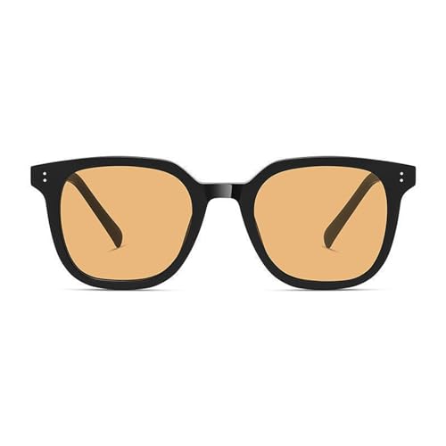 YLRRTON Herrenmode-Brille, rein, mit großem Rahmen, dekorativ, Street-Pats, schlicht, sauber Kindersport Brille Netz Brille (Blue, One Size) von YLRRTON