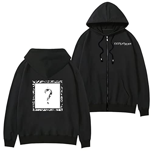 YLWX RIP Xxxtentacion Kapuzenpullover für Herren und Damen Hoodie Rundhals Fleece Pullover 3D Gedruckt Kapuzensweatshirt (Color : 4, Size : L) von YLWX