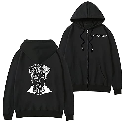 YLWX RIP Xxxtentacion Kapuzenpullover für Herren und Damen Hoodie Rundhals Fleece Pullover 3D Gedruckt Kapuzensweatshirt (Color : 5, Size : L) von YLWX