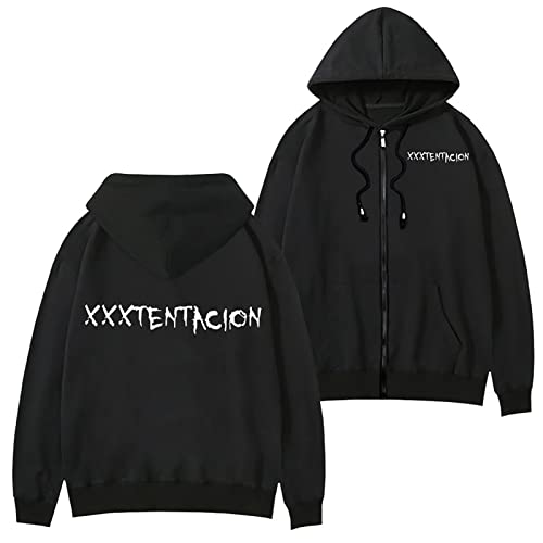 YLWX RIP Xxxtentacion Kapuzenpullover für Herren und Damen Hoodie Rundhals Fleece Pullover 3D Gedruckt Kapuzensweatshirt (Color : 7, Size : M) von YLWX