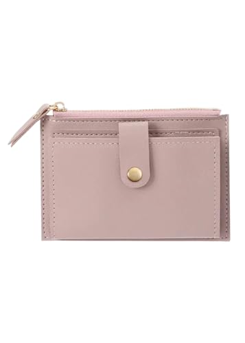 Geldbörse Niedliche Pu Leder Mini Münze Geldbeutel Frauen Solid Color Kreditkartenhalter Taschen Kleiner Geldbeutel Geldbeutelausbeutel Kartenhalter-Lila von YLXCKGS